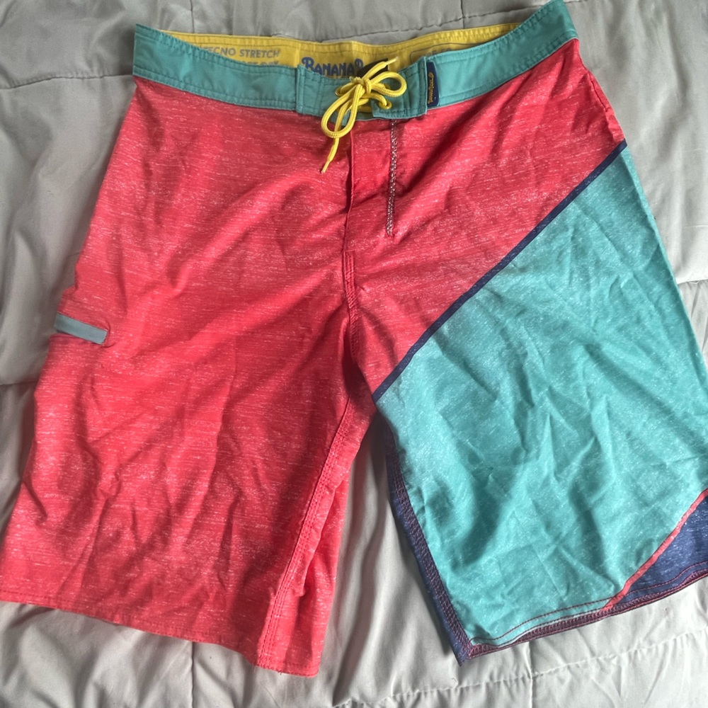 Banana Boat swim shorts with SPF